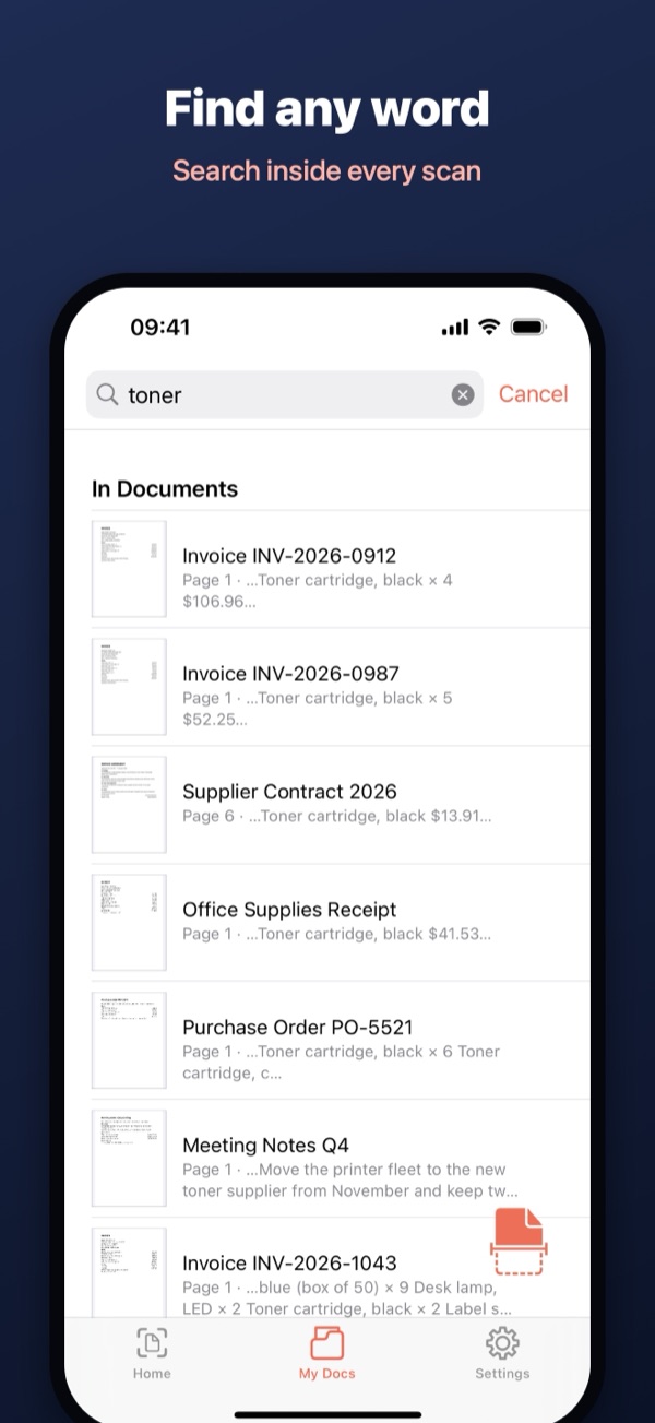 Scanner App: Scan, OCR & Print screenshots 2