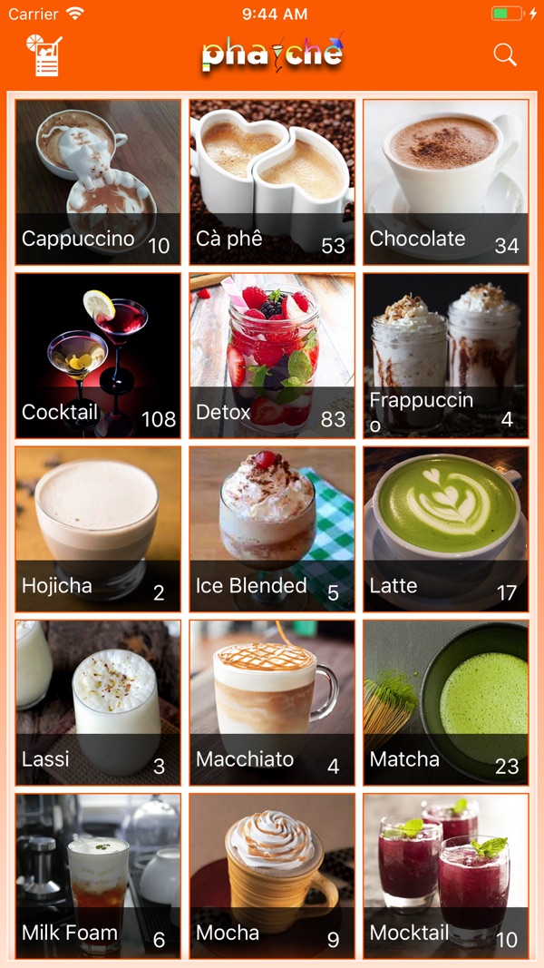 Pha chế đồ uống screenshot 1