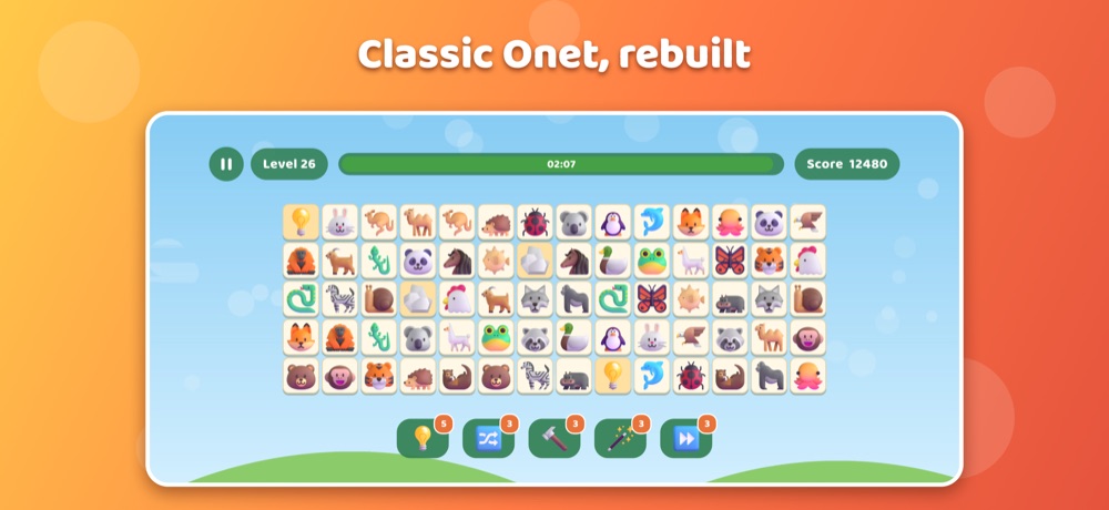Onet Pair Animals: Tile Match screenshots 2