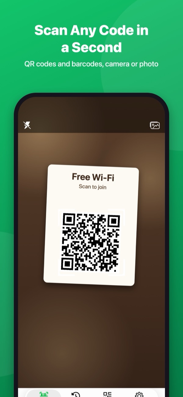 QR & Barcode Reader: Scanner screenshots 1