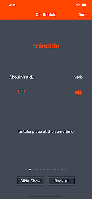Vocabulary Master screenshot 2