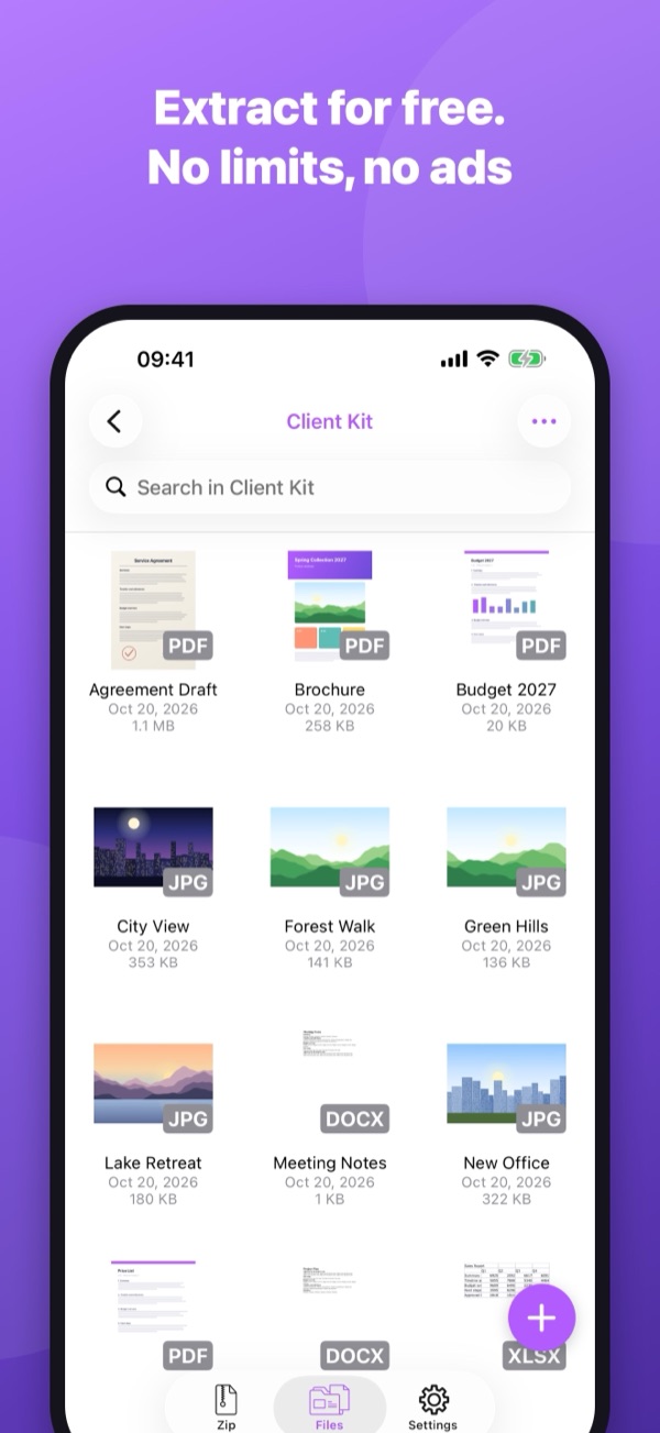 Zip Extractor: Unzip RAR & 7Z screenshots 2