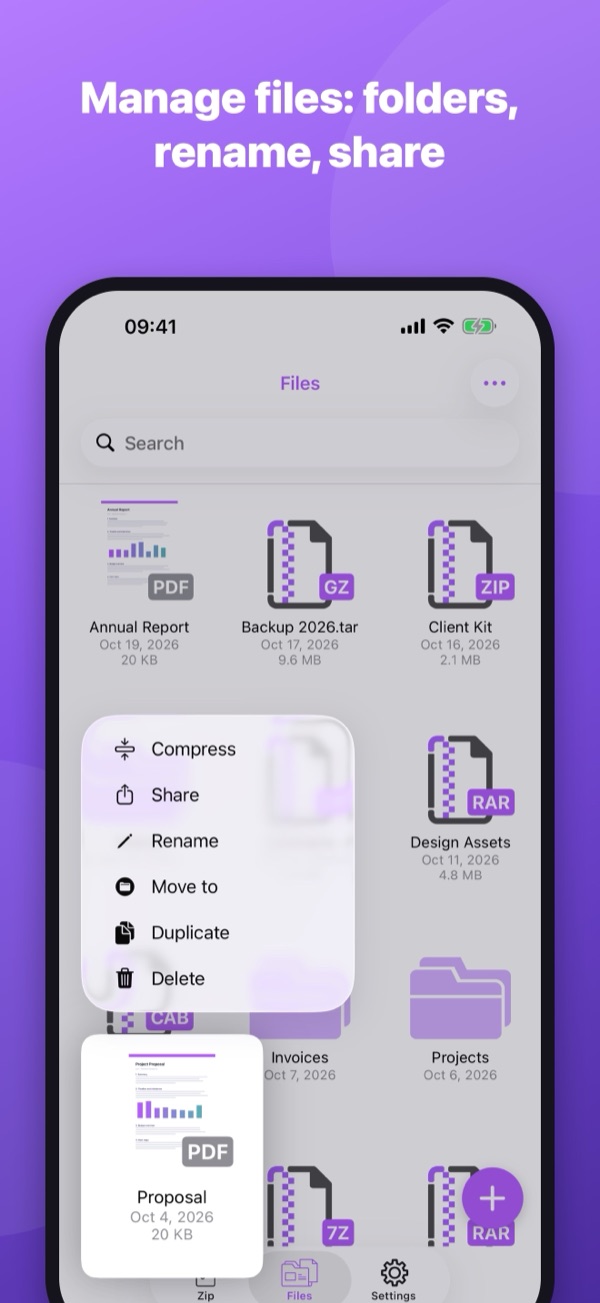 Zip Extractor: Unzip RAR & 7Z screenshots 5